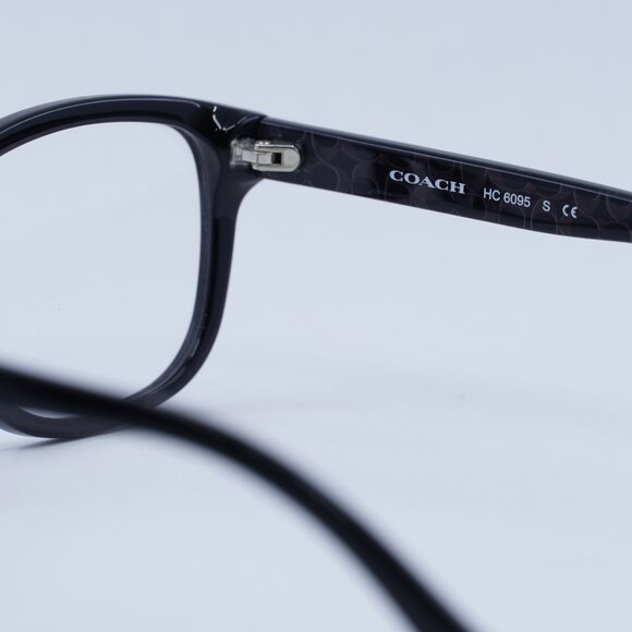 🕶️ New Coach HC6095 5420 Eyeglasses - Black Frame 52mm - Picture 8 of 12